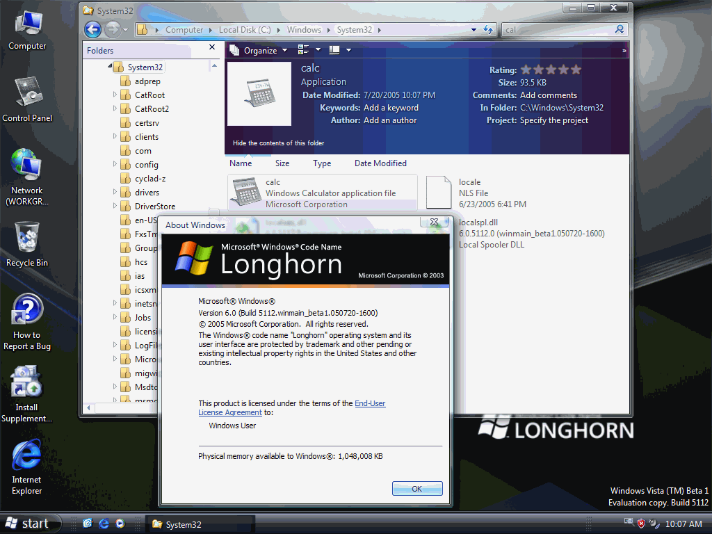 Longhorn Beta